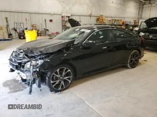 2020 Honda Civic Sedan Sport with VIN 2HGFC2F83LH557058, listed as a Copart auction lot 50556035 with 64,859 mi miles and Salvage Title. Bid and sale history available at carsss.com. Image 1.