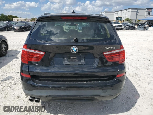 2016 BMW X3 sDrive28i with VIN 5UXWZ7C54G0R31576, listed as a Copart auction lot 50885685 with 94,750 mi miles and Clean Title. Bid and sale history available at DreamBid. Image 6.