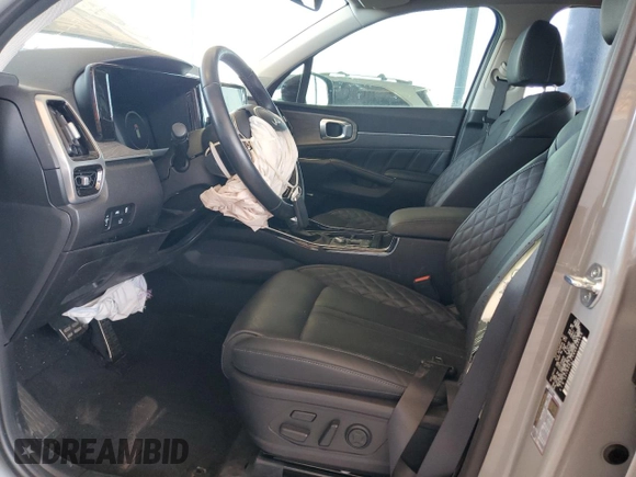 2022 Kia Sorento X-Line SX Prestige with VIN 5XYRKDLF3NG090335, listed as a Copart auction lot 56588295 with 36,435 mi miles and Salvage title. Bid and sale history available at DreamBid. Image 7.