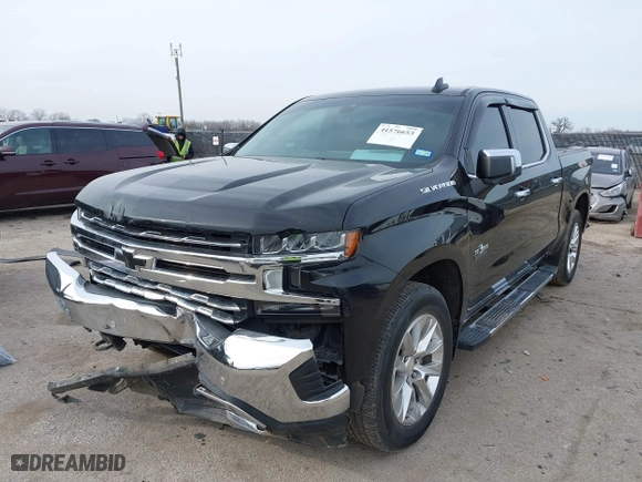 2019 Chevrolet Silverado 1500 LTZ with VIN 1GCPWEED6KZ169282, listed as a IAAI auction lot 41576653 with 81,324 mi miles. Bid and sale history available at carsss.com. Image 17.