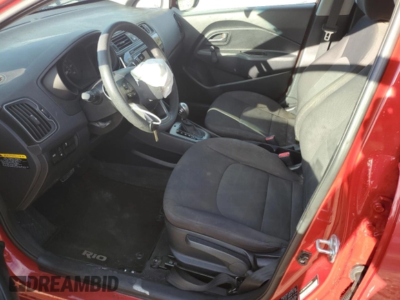 2017 Kia Rio LX z VIN KNADM4A33H6016379, wystawiony jako Copart lot #47435035 z przebiegiem 76 126 mil mil oraz Szkody całkowita. Historia ofert i sprzedaży dostępna na DreamBid. Obrazek 7.