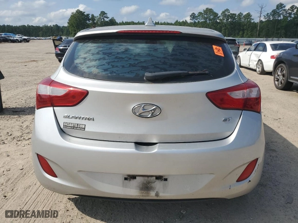 2013 Hyundai Elantra GT with VIN KMHD35LE8DU093809, listed as a Copart auction lot 67346254 with 87,857 mi miles and Salvage Title. Bid and sale history available at carsss.com. Image 6.