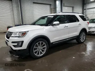 2016 Ford Explorer Limited with VIN 1FM5K8F8XGGA51627, listed as a Copart auction lot 49897945 with 187,919 mi miles and Salvage Title. Bid and sale history available at carsss.com. Image 1.
