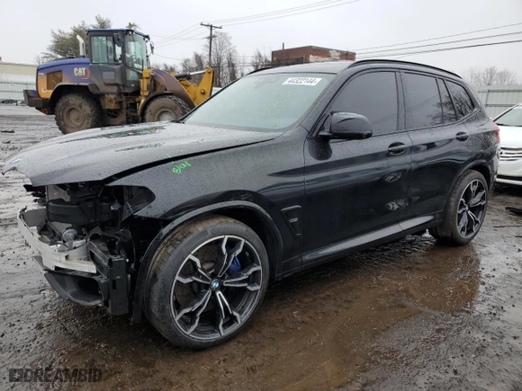 2020 BMW X3 M Competition with VIN 5YMTS0C00L9B16909, listed as a Copart auction lot 44322144 with 31,733 mi miles. Bid and sale history available at carsss.com. Image 1.