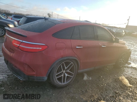 2016 Mercedes-Benz GLE 450 AMG with VIN 4JGED6EB3GA021464, listed as a Copart auction lot 86598694 with 80,910 mi miles and Salvage title. Bid and sale history available at DreamBid. Image 3.