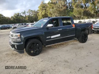 2018 Chevrolet Silverado 1500 High Country with VIN 3GCUKTEJ3JG108723, listed as a Copart auction lot 84765744 with Not Provided miles and Salvage Title. Bid and sale history available at DreamBid. Image 1.
