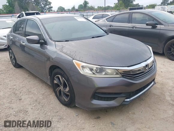 2017 Honda Accord LX with VIN 1HGCR2F38HA162496, listed as a IAAI auction lot 42075959 with 131,690 mi miles. Bid and sale history available at carsss.com. Image 1.
