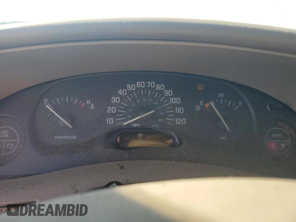 1999 Buick Century Custom with VIN 2G4WS52M3X1602094, listed as a Copart auction lot 75124974 with 166,972 mi miles and Salvage Title. Bid and sale history available at carsss.com. Image 9.