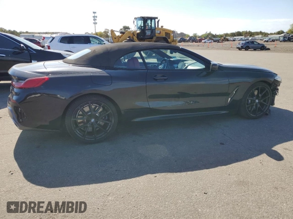 2021 BMW 8 Series 840i with VIN WBADZ2C05MCG36741, listed as a Copart auction lot 75273884 with 31,441 mi miles and Salvage Title. Bid and sale history available at carsss.com. Image 3.