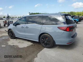 2023 Honda Odyssey Sport with VIN 5FNRL6H72PB074843, listed as a Copart auction lot 51390275 with 25,597 mi miles and Salvage Title. Bid and sale history available at carsss.com. Image 2.