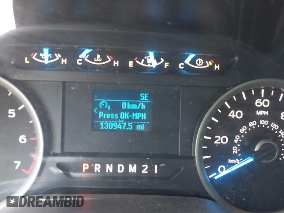 2017 Ford F-150 XL with VIN 1FTEW1EF4HFB34736, listed as a IAAI auction lot 40129669 with 130,947 mi miles and . Bid and sale history available at DreamBid. Image 7.