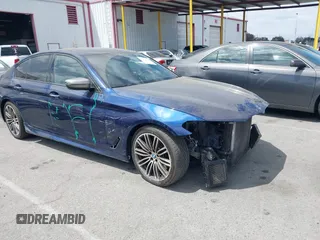 2018 BMW 5 Series M550i xDrive with VIN WBAJB9C59JB049436, listed as a IAAI auction lot 42126762 with 126,684 mi miles and . Bid and sale history available at DreamBid. Image 1.