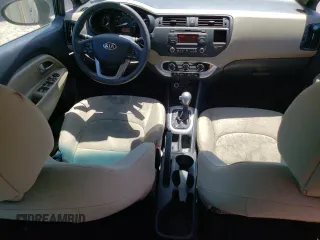 2015 Kia Rio LX with VIN KNADM4A35F6457041, listed as a Copart auction lot 54929285 with 183,431 mi miles and Clean Title. Bid and sale history available at carsss.com. Image 8.