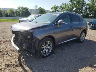 2014 Lexus RX 350 with VIN 2T2BK1BA9EC243393, listed as a Copart auction lot 62030305 with 76,297 mi miles and Salvage title. Bid and sale history available at DreamBid. Image 1.