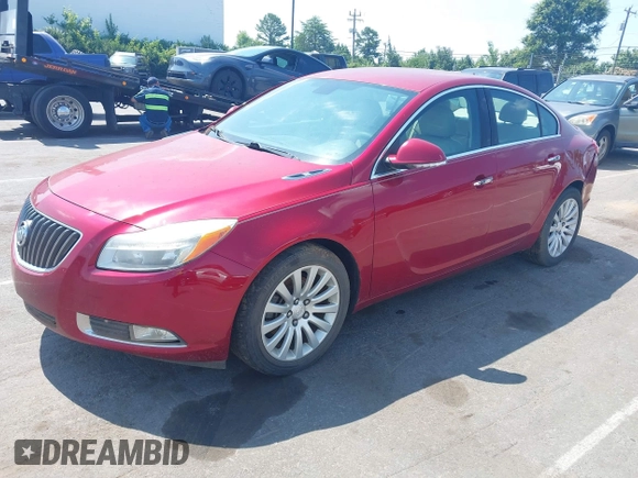 2013 Buick Regal Turbo Premium 1 with VIN 2G4GS5EV1D9194216, listed as a IAAI auction lot 42635236 with 110,281 mi miles and . Bid and sale history available at DreamBid. Image 2.