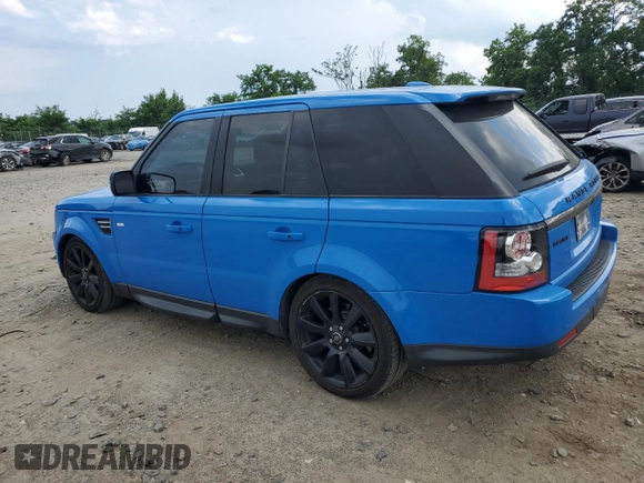 2013 Land Rover Range Rover Sport HSE with VIN SALSF2D47DA793242, listed as a Copart auction lot 62897965 with 145,906 mi miles and Clean title. Bid and sale history available at DreamBid. Image 2.