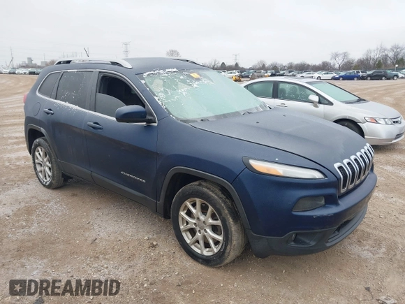 2018 Jeep Cherokee Latitude with VIN 1C4PJLCB2JD573518, listed as a IAAI auction lot 41254230 with Not provided miles and . Bid and sale history available at DreamBid. Image 1.