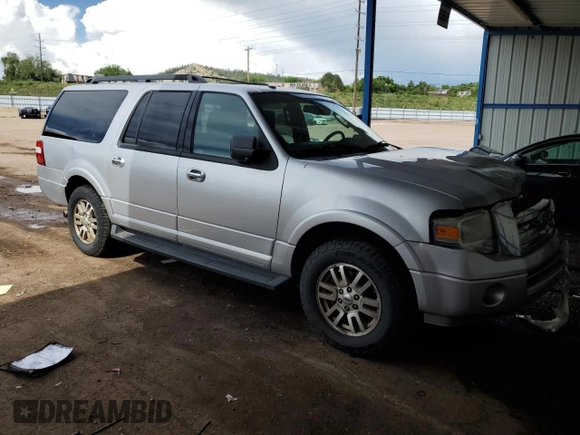 2011 Ford Expedition Max XLT with VIN 1FMJK1J5XBEF16060, listed as a Copart auction lot 59939105 with 180,480 mi miles and Clean title. Bid and sale history available at DreamBid. Image 4.