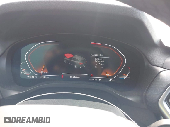 2023 BMW X3 sDrive30i with VIN 5UX43DP07P9P65068, listed as a IAAI auction lot 41935656 with 23,919 mi miles and . Bid and sale history available at DreamBid. Image 7.