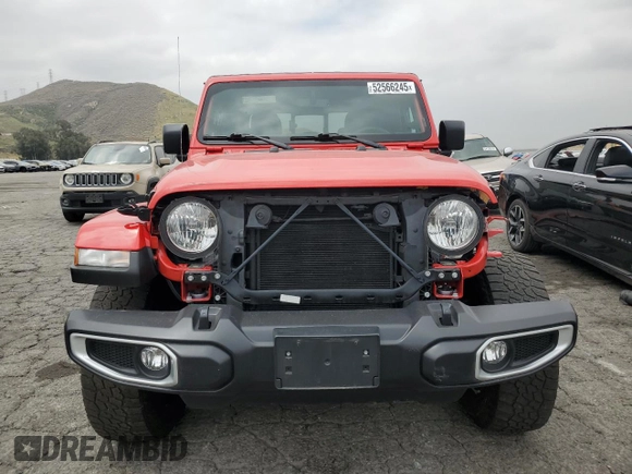 2023 Jeep Gladiator Sport S with VIN 1C6HJTAG4PL547608, listed as a Copart auction lot 52566245 with 8,464 mi miles and Salvage title. Bid and sale history available at DreamBid. Image 5.