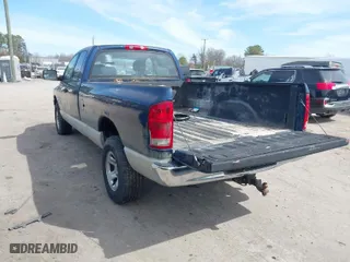 2005 Dodge Ram 1500 SLT with VIN 1D7HU18N05J592925, listed as a IAAI auction lot 41768555 with 264,523 mi miles. Bid and sale history available at carsss.com. Image 3.