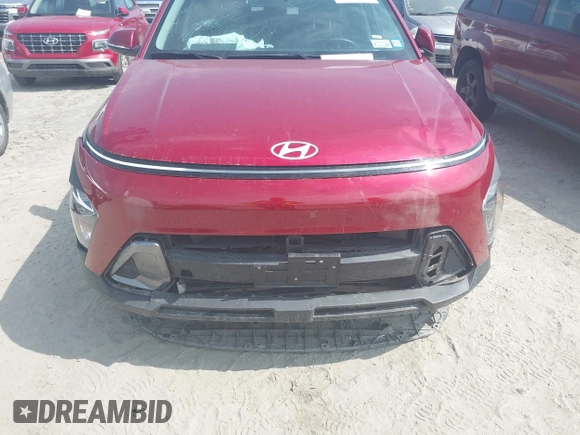2024 Hyundai Kona SEL with VIN KM8HBCAB3RU106748, listed as a IAAI auction lot 42126099 with 25,166 mi miles and . Bid and sale history available at carsss.com. Image 12.