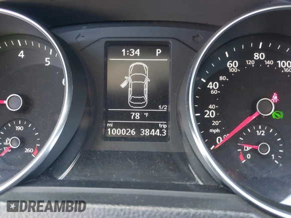 2017 Volkswagen Passat S with VIN 1VWAT7A32HC009657, listed as a IAAI auction lot 42541472 with 100,026 mi miles and . Bid and sale history available at DreamBid. Image 15.
