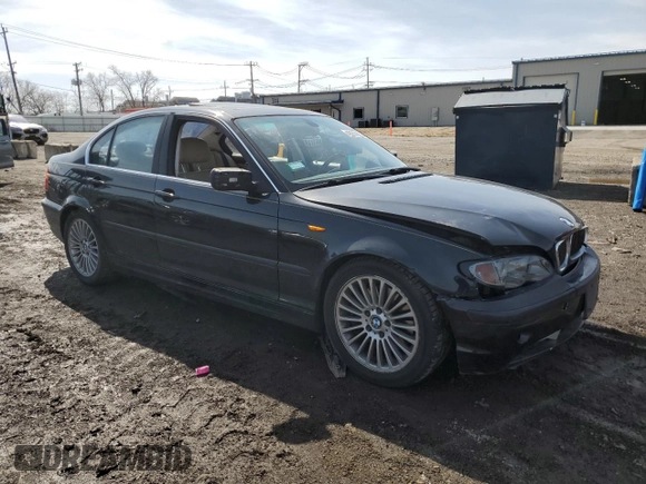 2003 BMW 3 Series 330i with VIN WBAEV53463KM27854, listed as a Copart auction lot 49250655 with 116,220 mi miles and Salvage Title. Bid and sale history available at carsss.com. Image 4.