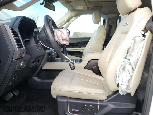 2020 Ford Expedition Platinum with VIN 1FMJU1MT4LEA00380, listed as a Copart auction lot 81180234 with 46,239 mi miles and Salvage Title. Bid and sale history available at carsss.com. Image 7.