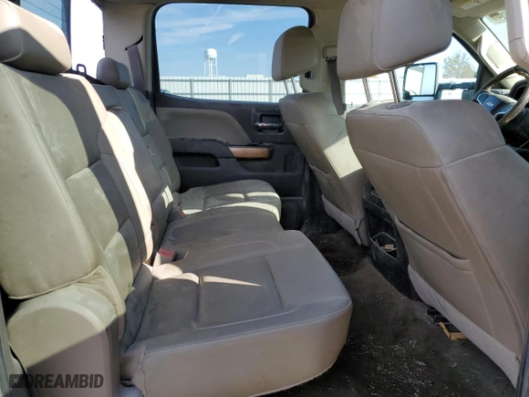 2017 Chevrolet Silverado 3500HD LTZ with VIN 1GC4K0CY3HF129453, listed as a Copart auction lot 77755064 with 0 mi miles and Salvage Title. Bid and sale history available at carsss.com. Image 10.
