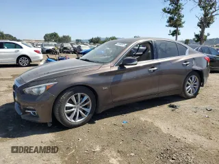 2017 Infiniti Q50 Premium z VIN JN1EV7AP5HM733549, wystawiony jako Copart lot #59560905 z przebiegiem 125 926 mil mil oraz Szkoda całkowita • Salvage title. Historia ofert i sprzedaży dostępna na DreamBid. Obrazek 1.