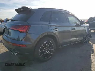2021 Audi SQ5 Premium Plus with VIN WA1B4AFYXM2019563, listed as a Copart auction lot 77814654 with 52,391 mi miles and Salvage Title. Bid and sale history available at DreamBid. Image 3.