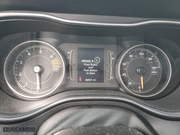 2019 Jeep Cherokee Latitude Plus with VIN 1C4PJLLB4KD383978, listed as a Copart auction lot 45982555 with 88,501 mi miles and Salvage Title. Bid and sale history available at carsss.com. Image 9.