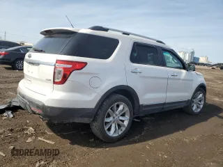 2015 Ford Explorer Limited with VIN 1FM5K8F85FGA39190, listed as a Copart auction lot 48719395 with 164,217 mi miles and Salvage Title. Bid and sale history available at DreamBid. Image 3.