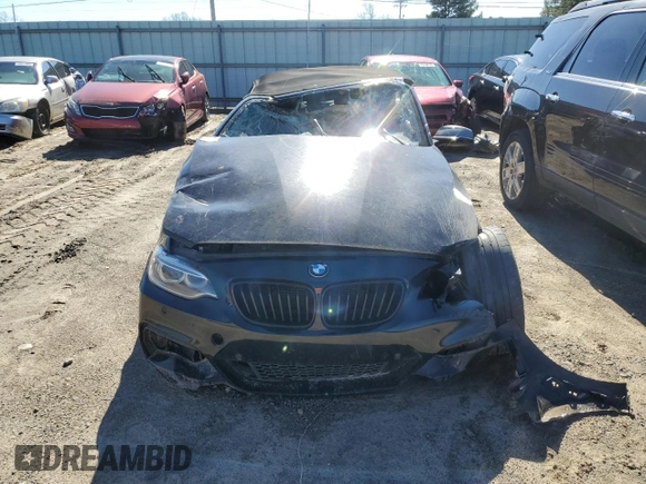 2016 BMW 2 Series M235i with VIN WBA1M1C55GV394109, listed as a Copart auction lot 43199884 with 0 mi miles. Bid and sale history available at carsss.com. Image 5.