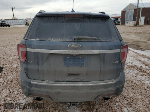 2018 Ford Explorer XLT with VIN 1FM5K8D81JGC06950, listed as a Copart auction lot 41801715 with 148,400 mi miles and Salvage Title. Bid and sale history available at DreamBid. Image 6.