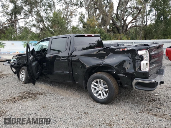 2024 Chevrolet Silverado 1500 LT with VIN 3GCPDKEK1RG446661, listed as a Copart auction lot 84017894 with 0 mi miles and Salvage Title. Bid and sale history available at carsss.com. Image 2.