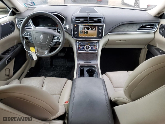 2019 Lincoln Continental Reserve with VIN 1LN6L9NP7K5609048, listed as a Copart auction lot 74168374 with 43,359 mi miles and Salvage Title. Bid and sale history available at carsss.com. Image 8.