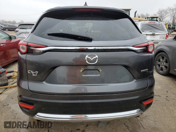 2022 Mazda CX-9 Touring Plus with VIN JM3TCBAY2N0624384, listed as a Copart auction lot 43252575 with 23,620 mi miles and Salvage Title. Bid and sale history available at carsss.com. Image 6.