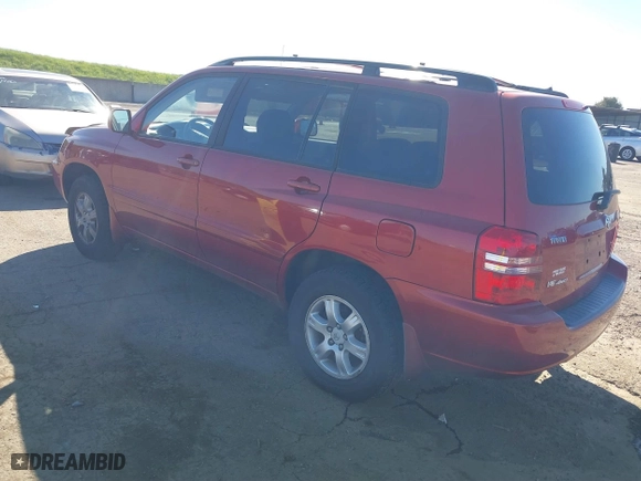 2003 Toyota Highlander with VIN JTEHF21A230110696, listed as a IAAI auction lot 41871667 with 144,603 mi miles. Bid and sale history available at carsss.com. Image 3.