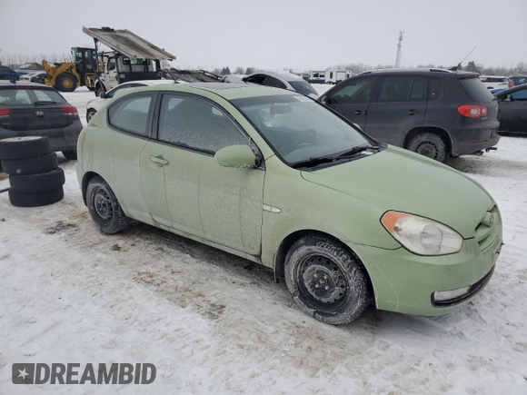 2009 Hyundai Accent Man L with VIN KMHCN35CX9U125639, listed as a Copart auction lot 42422965 with 325,113 mi miles and Clean Title. Bid and sale history available at carsss.com. Image 4.