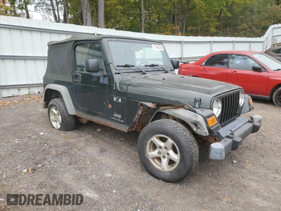 2005 Jeep Wrangler X with VIN 1J4FA39S65P319487, listed as a Copart auction lot 71848394 with 161,574 mi miles and Salvage Title. Bid and sale history available at carsss.com. Image 4.