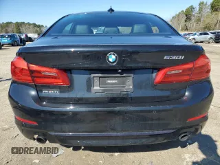 2019 BMW 5 Series 530i with VIN WBAJA5C57KWW09248, listed as a Copart auction lot 50516475 with 69,432 mi miles and Salvage Title. Bid and sale history available at DreamBid. Image 6.