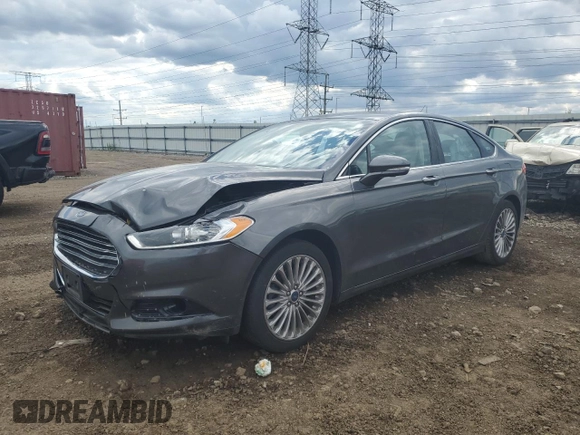 2016 Ford Fusion Titanium with VIN 3FA6P0K91GR149132, listed as a Copart auction lot 58351585 with 117,916 mi miles and Salvage title. Bid and sale history available at DreamBid. Image 1.