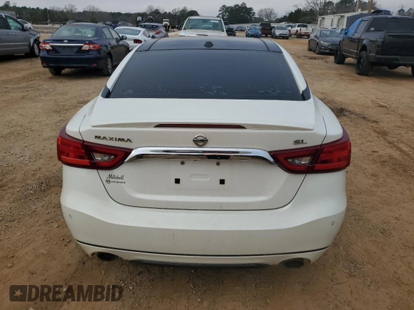 2016 Nissan Maxima SV with VIN 1N4AA6APXGC419309, listed as a Copart auction lot 44352935 with 130,893 mi miles and Salvage Title. Bid and sale history available at DreamBid. Image 6.