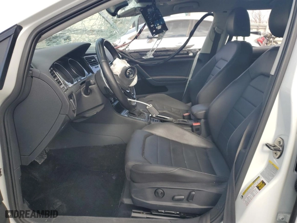 2015 Volkswagen Golf TDI S with VIN 3VW2A7AU8FM084541, listed as a Copart auction lot 88888425 with 75,384 mi miles and Salvage Title. Bid and sale history available at carsss.com. Image 7.