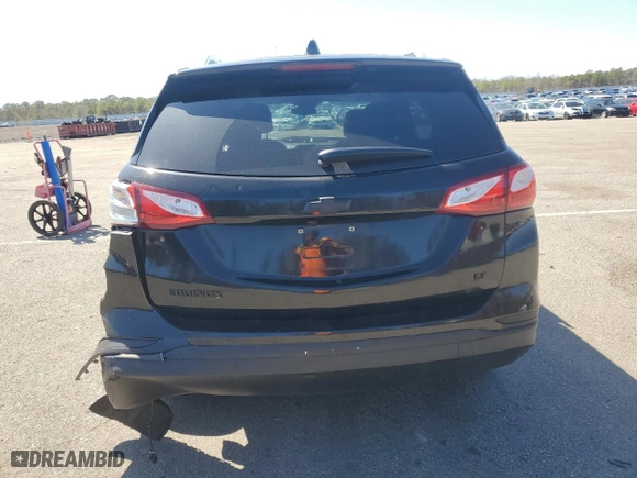 2021 Chevrolet Equinox LT with VIN 3GNAXKEV5ML401057, listed as a Copart auction lot 52242195 with 43,904 mi miles and Salvage Title. Bid and sale history available at carsss.com. Image 6.