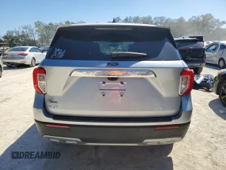 2024 Ford Explorer XLT with VIN 1FMSK7DHXRGA16167, listed as a Copart auction lot 48586445 with 17,440 mi miles and Salvage Title. Bid and sale history available at carsss.com. Image 6.