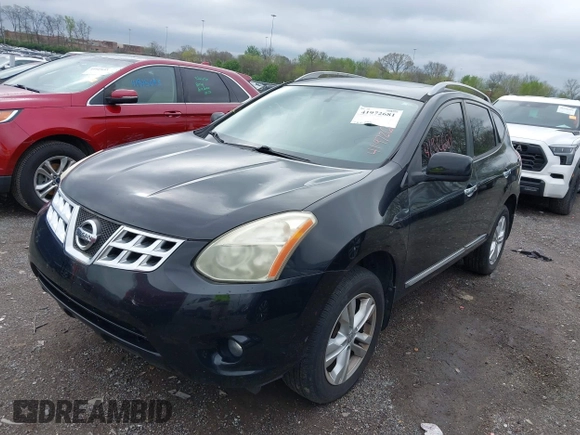 2013 Nissan Rogue S with VIN JN8AS5MV3DW612122, listed as a IAAI auction lot 41972681 with 162,745 mi miles and . Bid and sale history available at DreamBid. Image 2.