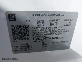 2020 Chevrolet Tahoe Commercial with VIN 1GNLCDEC4LR216777, listed as a IAAI auction lot 41637104 with 20 mi miles. Bid and sale history available at carsss.com. Image 9.